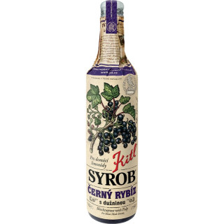 Kitl Syrob černý rybíz s dužninou 500ml